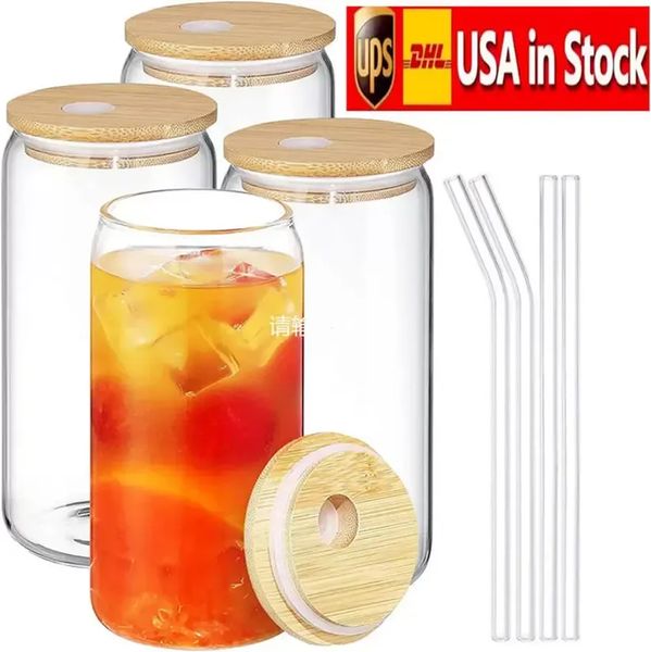 us stock 16oz sublimation glass can glasses beer glass tumbler frosted drinking with bamboo lid and reusable straw
us stock 16oz sublimation glass can glasses beer glass tumbler frosted drinking with bamboo lid and reusable straw