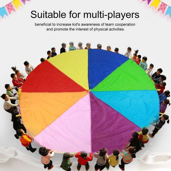 funny sports game 2-6m diameter outdoor rainbow umbrella parachute jump-sack ballute play mat toy kids gift
funny sports game 2-6m diameter outdoor rainbow umbrella parachute jump-sack ballute play mat toy kids gift