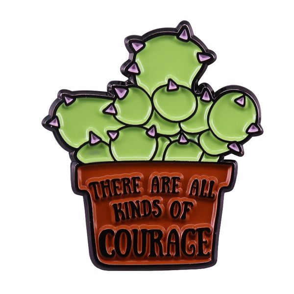 there are all kinds of courage enamel pin succulent plants brooch pot culture badge accessory, Blue
there are all kinds of courage enamel pin succulent plants brooch pot culture badge accessory, Blue