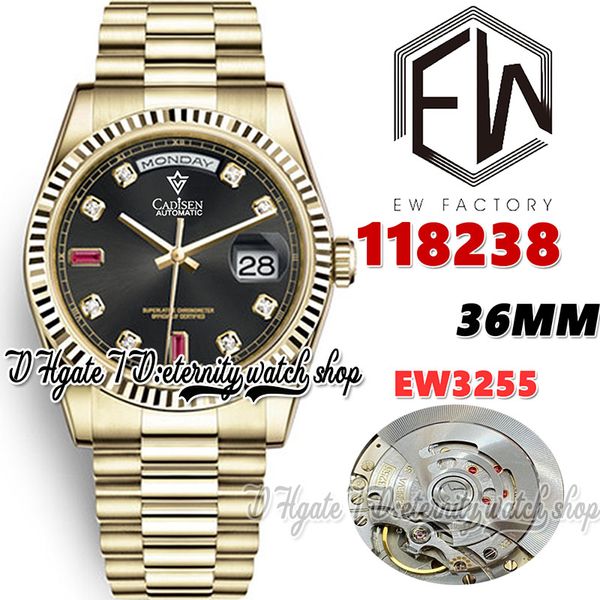 ewf v3 ew118238 ew3255 automatic mens watch 36mm gold fluted bezel black diamonds dial 904l jubileesteel bracelet with same serial warranty, Slivery;brown
ewf v3 ew118238 ew3255 automatic mens watch 36mm gold fluted bezel black diamonds dial 904l jubileesteel bracelet with same serial warranty, Slivery;brown