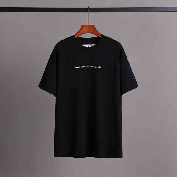 factory direct sales new brand short sleeve wholesale ow summer 2022 t-shirt, White;black
factory direct sales new brand short sleeve wholesale ow summer 2022 t-shirt, White;black