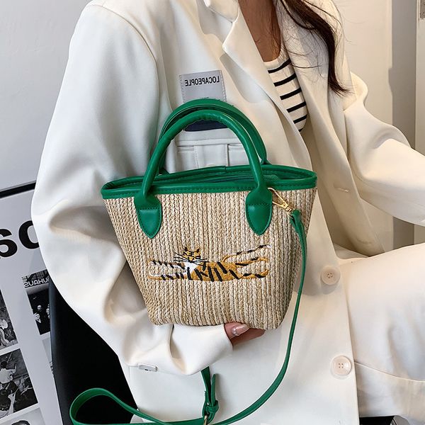 designer bags 2022 new straw woven embroidered tiger cross arm single shoulder hand bucket mini beach female
designer bags 2022 new straw woven embroidered tiger cross arm single shoulder hand bucket mini beach female