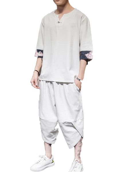 men's tracksuits sinicism store patchwork summer loose tracksuit men 2022 mens shorts suit sets male fashion chinese style 2 piece clot, Gray
men's tracksuits sinicism store patchwork summer loose tracksuit men 2022 mens shorts suit sets male fashion chinese style 2 piece clot, Gray