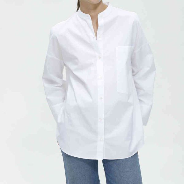women's polos white cotton shirt women's long sleeve autumn loose design sense of drape temperament top
women's polos white cotton shirt women's long sleeve autumn loose design sense of drape temperament top