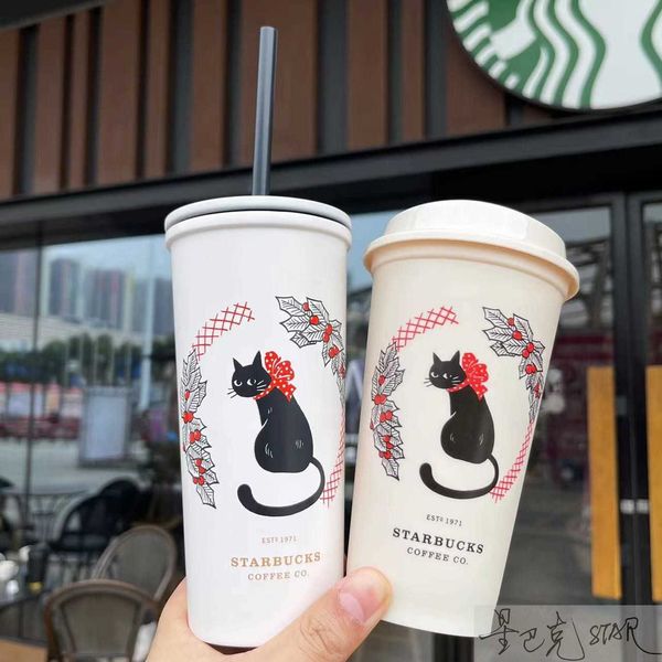 starbucks straw cup lovely black cat 355ml black cute cat stainless steel straw cup plastic accompanying cup
starbucks straw cup lovely black cat 355ml black cute cat stainless steel straw cup plastic accompanying cup