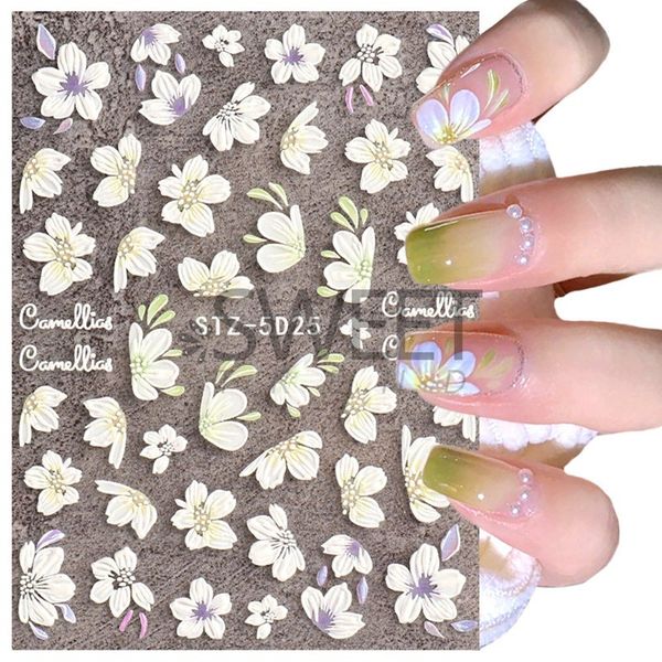 5d relief embossed nail sticker colorful flower tulips with textured decal nail art diy stickers manicure beauty decoration 130, Black
5d relief embossed nail sticker colorful flower tulips with textured decal nail art diy stickers manicure beauty decoration 130, Black