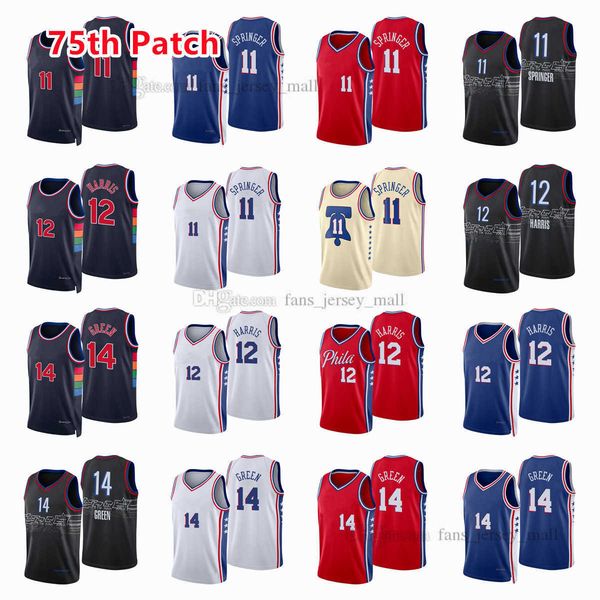 printed 75th patch city basketball jerseys tobias 12 harris jaden 11 springer danny 14 green jersey color white green blue black, Black;red
printed 75th patch city basketball jerseys tobias 12 harris jaden 11 springer danny 14 green jersey color white green blue black, Black;red