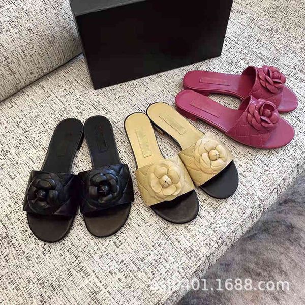 sheepskin slippers summer camellia slippers women's flat bottom heel sandals wear beach outside 3o5b gx4x, Black
sheepskin slippers summer camellia slippers women's flat bottom heel sandals wear beach outside 3o5b gx4x, Black