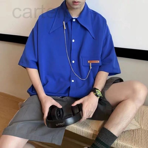 men's casual shirts designer simple washed cargo english print loose and women's short-sleeved half-sleeved moisture ld00, White;black
men's casual shirts designer simple washed cargo english print loose and women's short-sleeved half-sleeved moisture ld00, White;black