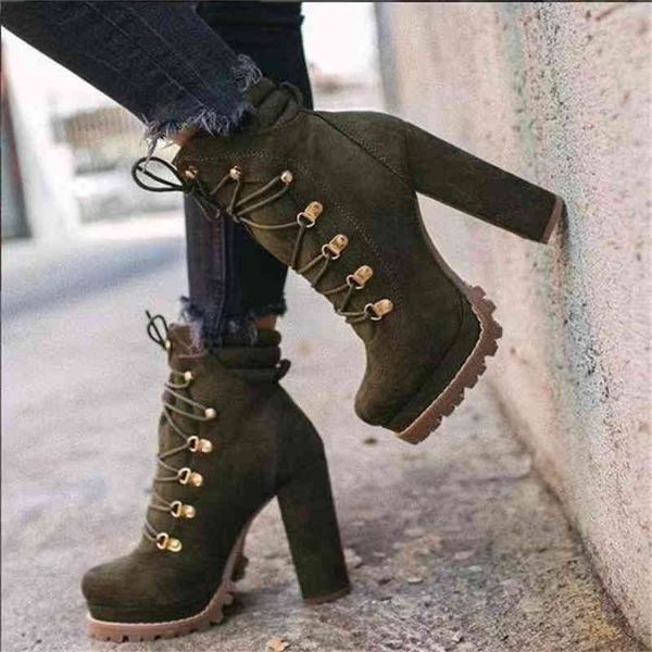 dress shoes nova moda camurça botas de salto alto para mulher casual rendas até saltos grossos sapatos plataforma senhoras básico outono inv, Black
dress shoes nova moda camurça botas de salto alto para mulher casual rendas até saltos grossos sapatos plataforma senhoras básico outono inv, Black
