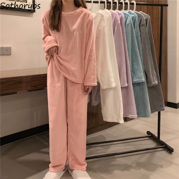 winter women pajamas sets sweet flannel nightwear o-neck thicken long sleeves pajamas two pieces homewear fashion loose soft l220803, Black;red
winter women pajamas sets sweet flannel nightwear o-neck thicken long sleeves pajamas two pieces homewear fashion loose soft l220803, Black;red