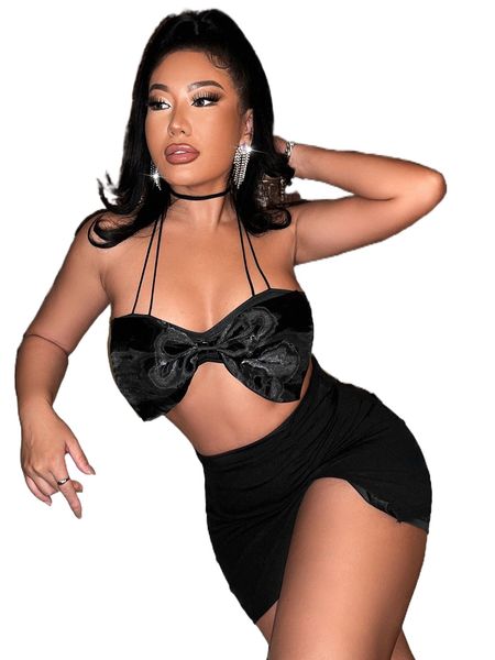 sxy tie backless ruched crop halter u1jh#, White
sxy tie backless ruched crop halter u1jh#, White