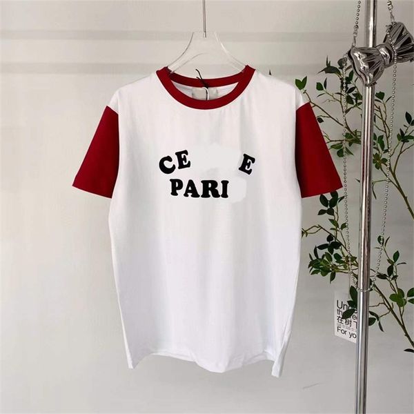 new t-shirt women's cel flocking neck casual contrast 80% off factory wholesale, White
new t-shirt women's cel flocking neck casual contrast 80% off factory wholesale, White