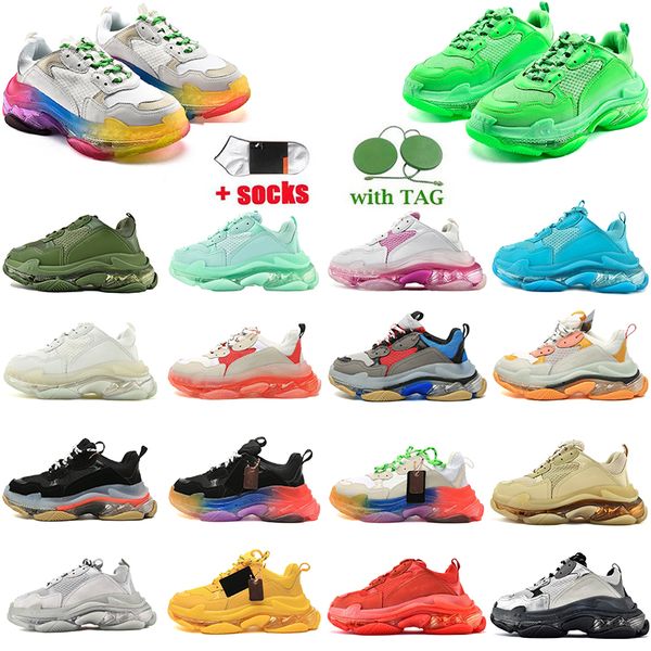 designer fashion triple-s clear sole casual shoes black pink neon green gym blue white red men sneakers turquoise beige grey tan metallic si
designer fashion triple-s clear sole casual shoes black pink neon green gym blue white red men sneakers turquoise beige grey tan metallic si