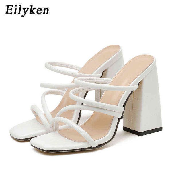 slippers eilyken mules shoes women square heel summer high heels toe slides ladies femme 220329, Black
slippers eilyken mules shoes women square heel summer high heels toe slides ladies femme 220329, Black