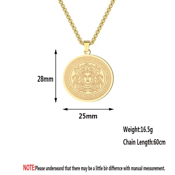 pendant necklaces dainty mythology medusa gorgon necklace women men ancient greek symbol jewelry stainless steel pagan necklace gift, Silver
pendant necklaces dainty mythology medusa gorgon necklace women men ancient greek symbol jewelry stainless steel pagan necklace gift, Silver