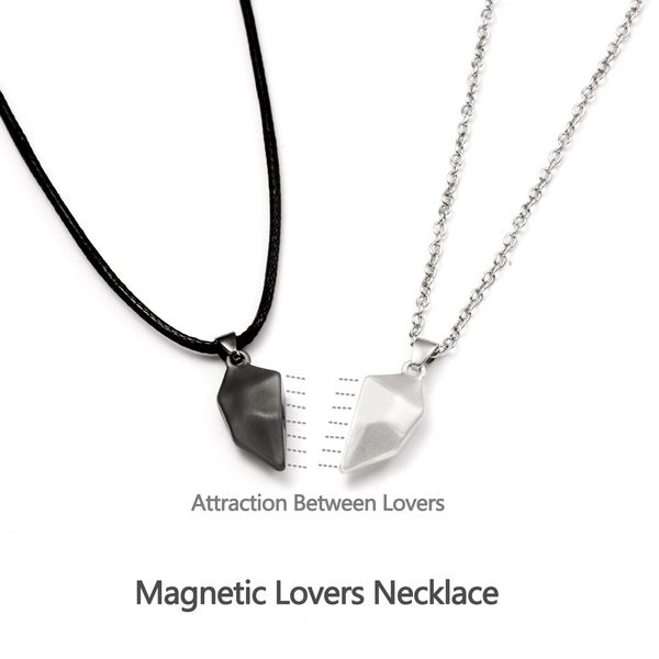 Magnetic Couple Necklace Lovers Heart Pendant Distance Faceted Charm Clavicle Thin Neck Chain Tren
Magnetic Couple Necklace Lovers Heart Pendant Distance Faceted Charm Clavicle Thin Neck Chain Tren