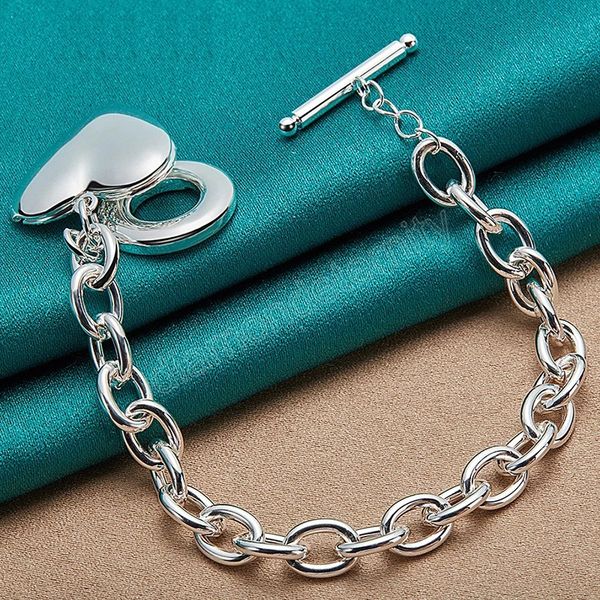 925 sterling silver pattern heart p frame bracelet chain for women wedding engagement jewelry, Golden;silver
925 sterling silver pattern heart p frame bracelet chain for women wedding engagement jewelry, Golden;silver