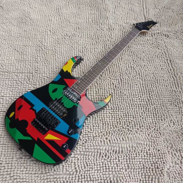 2022jpm100 p1 dream theater john petrucci electric guitar floyd rose tremolo bridge, whammy bar, locking nut, black hardware 
2022jpm100 p1 dream theater john petrucci electric guitar floyd rose tremolo bridge, whammy bar, locking nut, black hardware