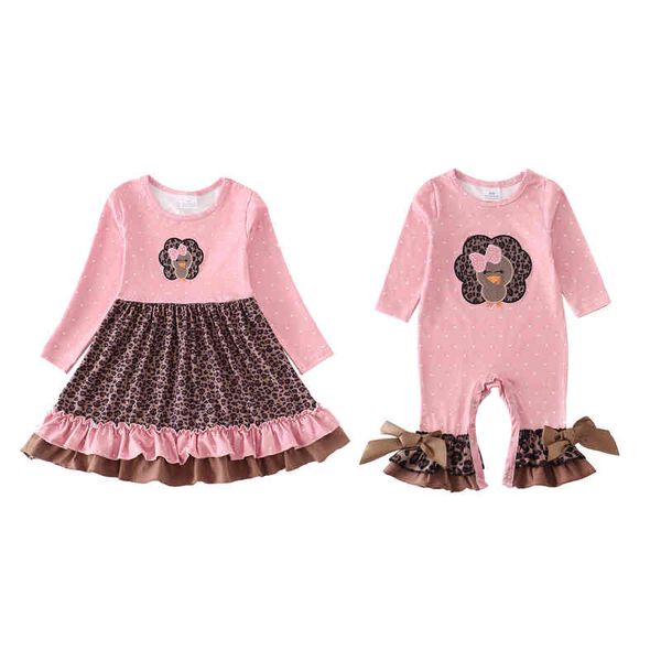 girlymax thanksgiving sister's wear fall baby girls turkey pink dots ruffles dress knee length romper milk silk kids clothing aa220326, Red;yellow
girlymax thanksgiving sister's wear fall baby girls turkey pink dots ruffles dress knee length romper milk silk kids clothing aa220326, Red;yellow