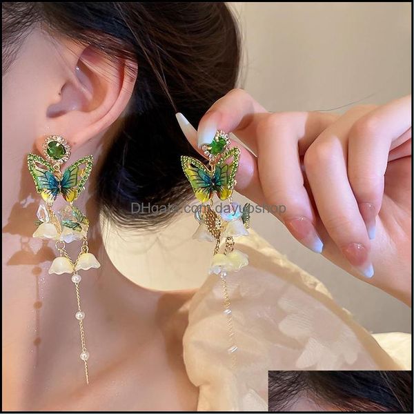 dangle chandelier earrings jewelry strands butterfly flowers long drop personality beach holiday beauti dhssp, Silver
dangle chandelier earrings jewelry strands butterfly flowers long drop personality beach holiday beauti dhssp, Silver