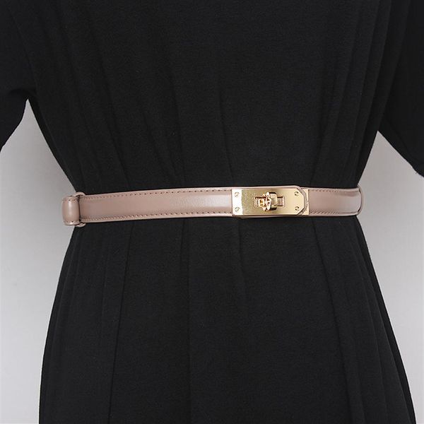 2021 luxury cow leather women waist belt slim corset strap dress shirt belt autumn spring genuine lfemale eather belt caestus279u, Black;brown
2021 luxury cow leather women waist belt slim corset strap dress shirt belt autumn spring genuine lfemale eather belt caestus279u, Black;brown