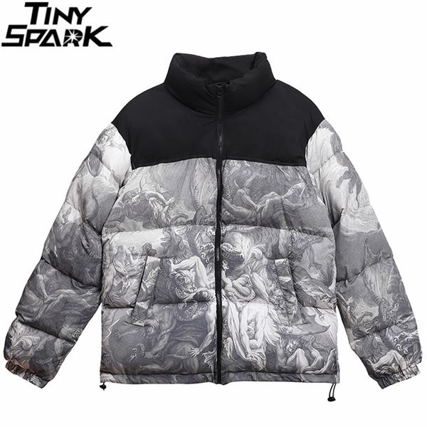 hip hop vintage parka jacket men streetwear harajuku people hurting print jacket cotton winter padded jacket coat warm thick 201209, Black
hip hop vintage parka jacket men streetwear harajuku people hurting print jacket cotton winter padded jacket coat warm thick 201209, Black