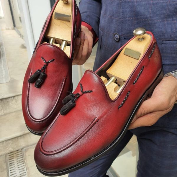 Men Classic Loafers Solid Color PU Round Toe Low Heel Woven Tassel Slip-On Fashion Business Casual Wedding Daily Dress Shoes, Clear
Men Classic Loafers Solid Color PU Round Toe Low Heel Woven Tassel Slip-On Fashion Business Casual Wedding Daily Dress Shoes, Clear