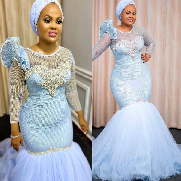 2022 plus size arabic aso ebi luxurious mermaid sparkly prom dresses beaded crystals evening formal party second reception birthday engageme, Black
2022 plus size arabic aso ebi luxurious mermaid sparkly prom dresses beaded crystals evening formal party second reception birthday engageme, Black