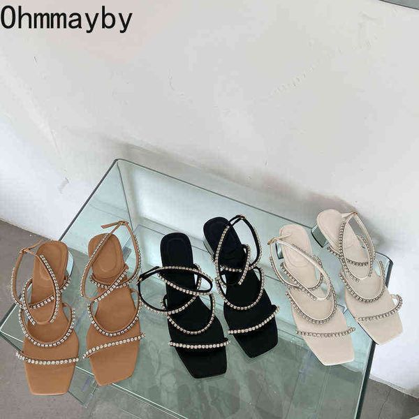 2022 summer heel sandals women casual thick heel ladies square toe shoes outdoor rhinestones sandal mujer y220409, Black
2022 summer heel sandals women casual thick heel ladies square toe shoes outdoor rhinestones sandal mujer y220409, Black