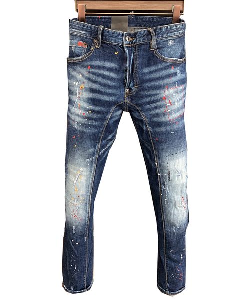 2022men's badge ripped stretch black jeans men's fashion slim washed motorcycle jeans paneled hip hop trousers, Blue
2022men's badge ripped stretch black jeans men's fashion slim washed motorcycle jeans paneled hip hop trousers, Blue