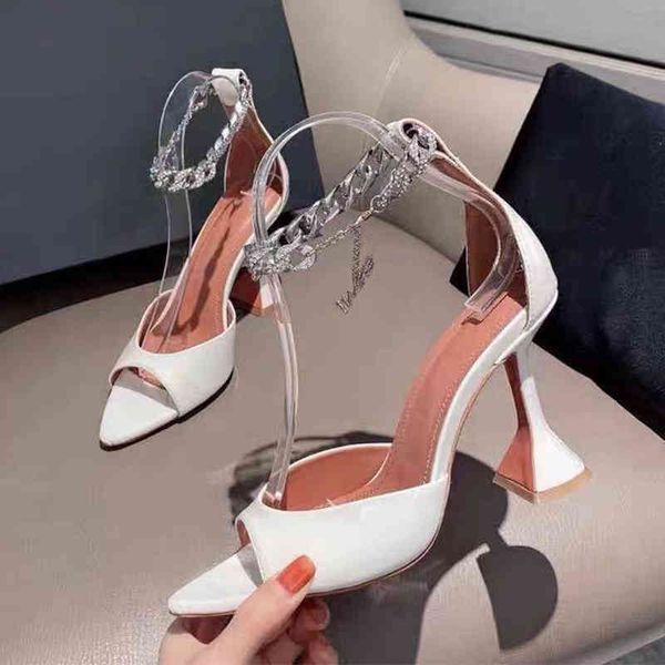 sandals high heel sandals women summer wine cup with fish mouth thin chain, Black
sandals high heel sandals women summer wine cup with fish mouth thin chain, Black