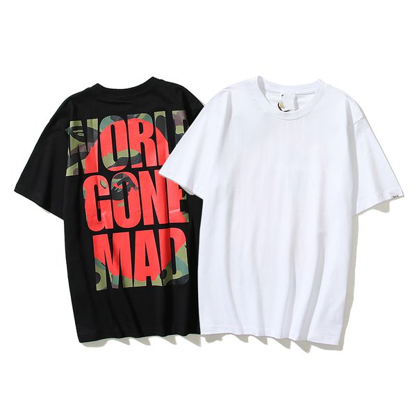 2022 summer new short sleeve letter t-shirt for men breathable cotton designers men clothing black white tees, White;black
2022 summer new short sleeve letter t-shirt for men breathable cotton designers men clothing black white tees, White;black