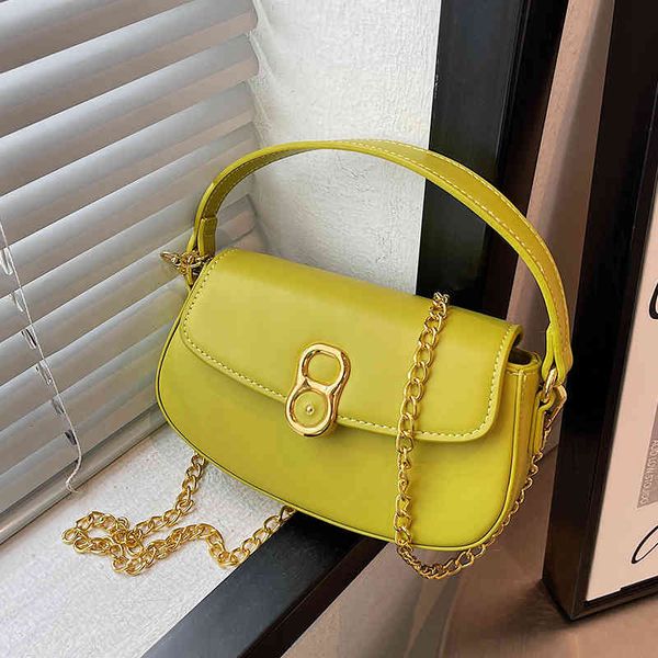 the new designer handbags chain bag women's summer 2022 fire msenger portable saddle