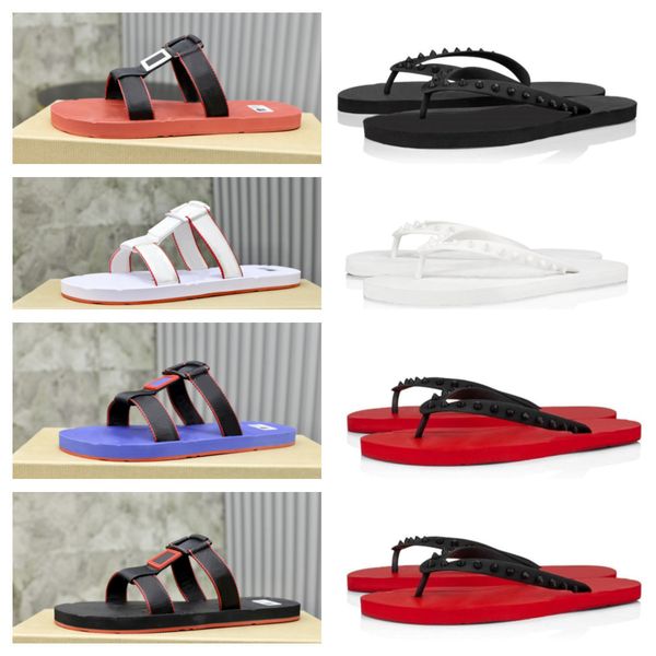 2022 summer beach flats red bottoms flip flops black white leather studded slippers slides sandals studs rivet men women red-soles spikes do
2022 summer beach flats red bottoms flip flops black white leather studded slippers slides sandals studs rivet men women red-soles spikes do