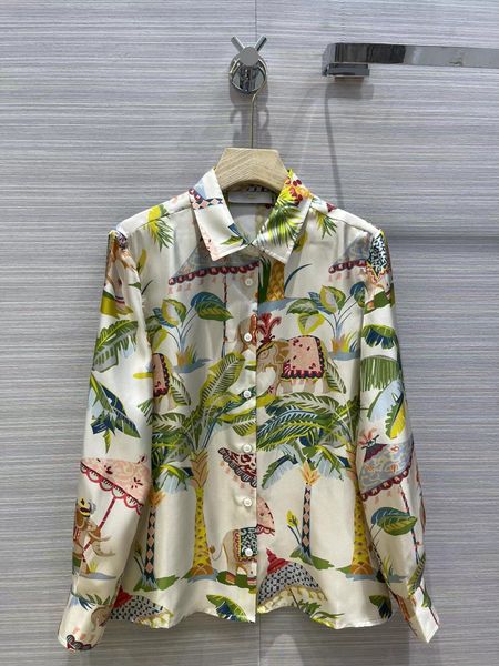 milan runway shirts 2022 spring summer lapel neck print designer blouses brand same style women's 0517-1, White
milan runway shirts 2022 spring summer lapel neck print designer blouses brand same style women's 0517-1, White