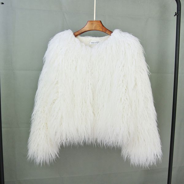 women's fur lamb wool faux furcoat female shaggy plus size sheepskin coat winter colorful furry pink artificial jacket for mother', Black
women's fur lamb wool faux furcoat female shaggy plus size sheepskin coat winter colorful furry pink artificial jacket for mother', Black