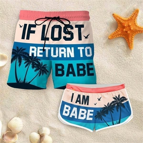 couple matching return to babe shorts fashion 3d printed casual shorts men women for couple outfit beach shorts w220617, White;black
couple matching return to babe shorts fashion 3d printed casual shorts men women for couple outfit beach shorts w220617, White;black