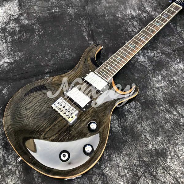 gray 6-string electric guitar good feel good sound quality package mail home customizable
gray 6-string electric guitar good feel good sound quality package mail home customizable
