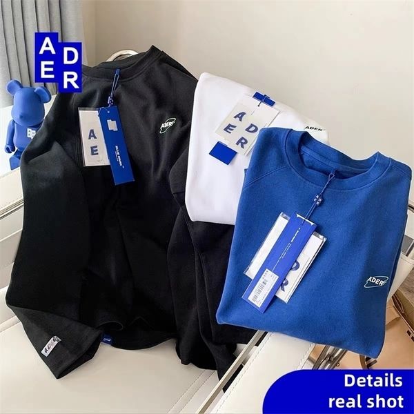 ader error korean version of highquality stitching longsleeved tshirt men and women couple sweater loose casual oversized 220817, White;black
ader error korean version of highquality stitching longsleeved tshirt men and women couple sweater loose casual oversized 220817, White;black