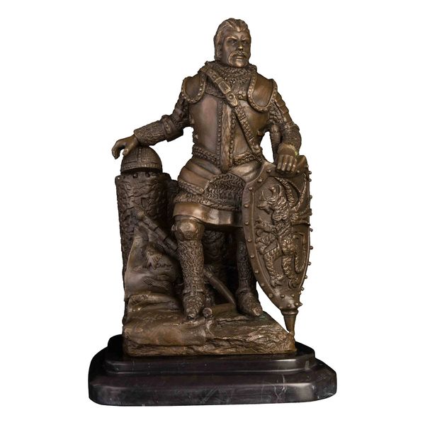 medieval rome soldier statue bronze national protection army warrior sculpture antique art home decor ornament, Silver
medieval rome soldier statue bronze national protection army warrior sculpture antique art home decor ornament, Silver