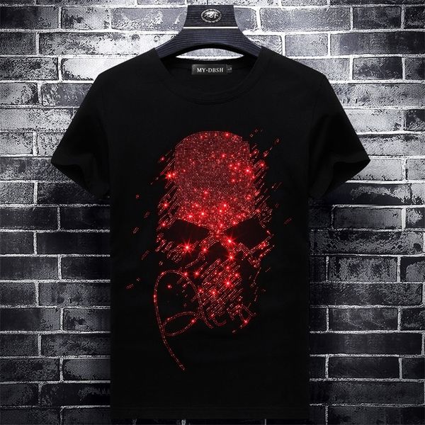 summer men's t-shirt casual round neck drill short-sleeved tshirt devil skull fashion brand skull 3d t shirts male tees 220420, White;black
summer men's t-shirt casual round neck drill short-sleeved tshirt devil skull fashion brand skull 3d t shirts male tees 220420, White;black