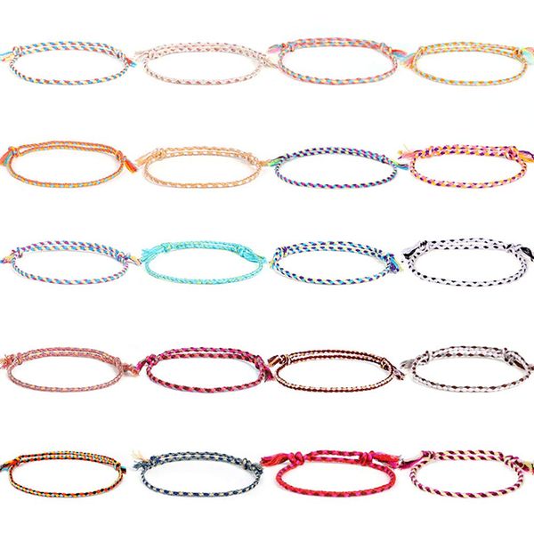 charm bracelets handmade wrap friendship braided bracelet for women colorf wrist cord adjustable birthday giftsparty favors amhov, Golden;silver
charm bracelets handmade wrap friendship braided bracelet for women colorf wrist cord adjustable birthday giftsparty favors amhov, Golden;silver