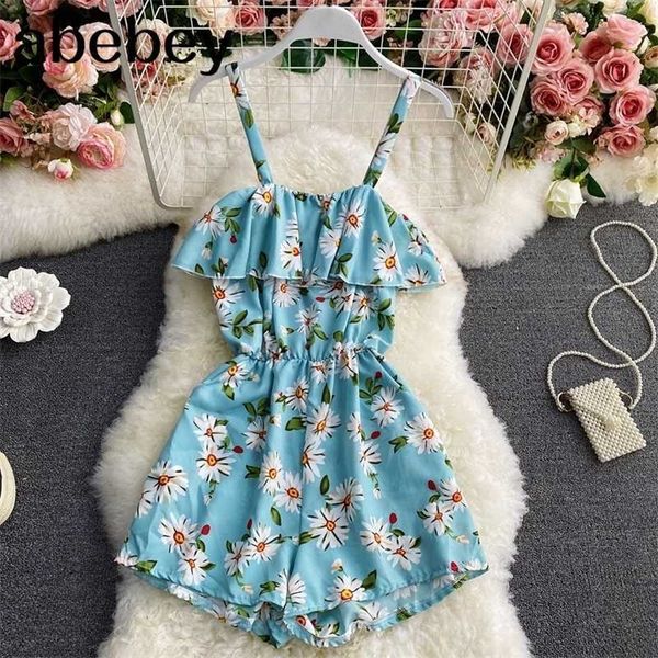 summer ladies beach floral print ruffle playsuits lacing up chest stretchy back sleeveless casual short chiffon romper 210715, Black;white
summer ladies beach floral print ruffle playsuits lacing up chest stretchy back sleeveless casual short chiffon romper 210715, Black;white
