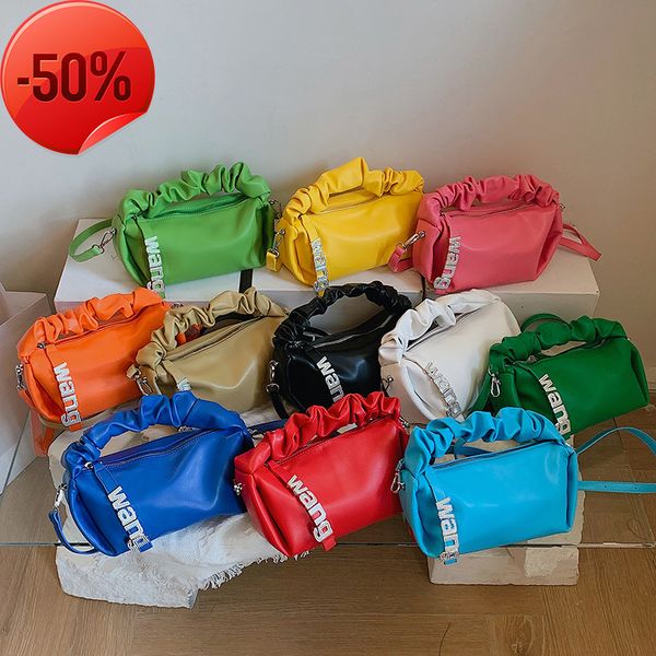 the factory directly new small rhintone king wrinkled handbag mini color single shoulder underarm msenger bag
the factory directly new small rhintone king wrinkled handbag mini color single shoulder underarm msenger bag