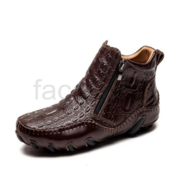 boots designer men's boots business autumn and winter zipper lace up british high round head flat bottom antiskid fashion hairdresser, Black
boots designer men's boots business autumn and winter zipper lace up british high round head flat bottom antiskid fashion hairdresser, Black