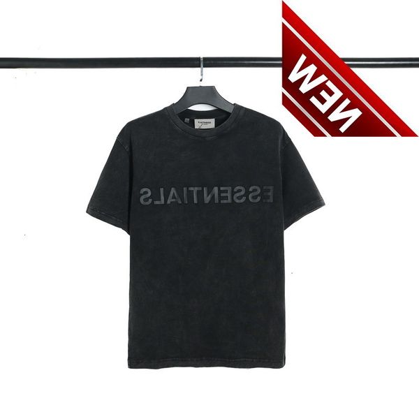 chao brand fog chest letters make old essentials couple short sleeve t-shirt, White;black
chao brand fog chest letters make old essentials couple short sleeve t-shirt, White;black