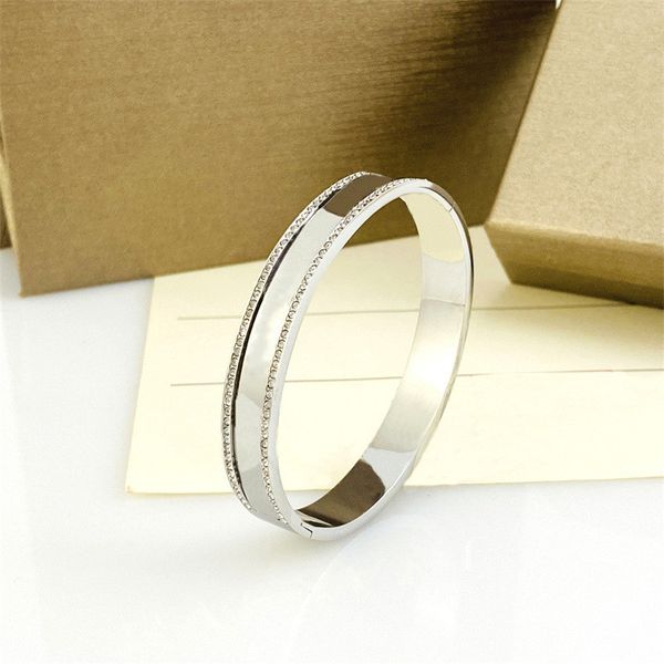 mens designer bracelet high end fashion jewelry womens bangle white diamond letter silver rose gold titanium steel jewellery designers brace, Black
mens designer bracelet high end fashion jewelry womens bangle white diamond letter silver rose gold titanium steel jewellery designers brace, Black