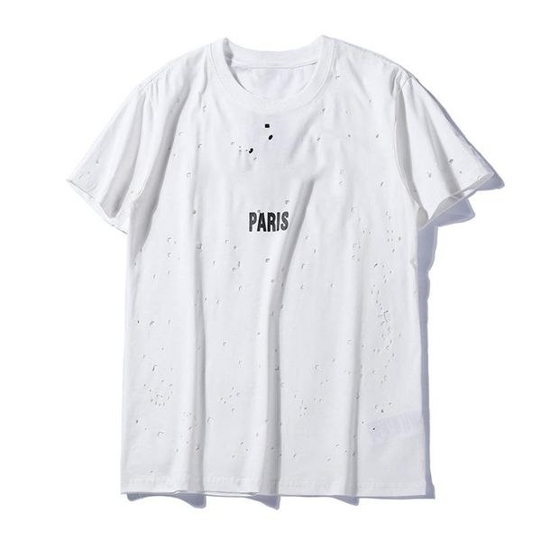 fashion mens t shirt 2020 famous street letter hole short sleeve shirts 20ss men women couples style hip hop casual t312q, White;black
fashion mens t shirt 2020 famous street letter hole short sleeve shirts 20ss men women couples style hip hop casual t312q, White;black