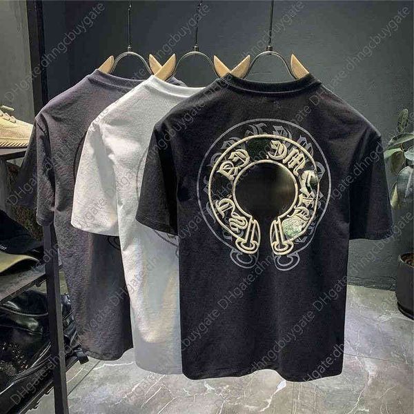cotton designer short sleeve t-shirt men's fashion brand summer ins loose ghost print mens clothes fashion brand, White;black
cotton designer short sleeve t-shirt men's fashion brand summer ins loose ghost print mens clothes fashion brand, White;black